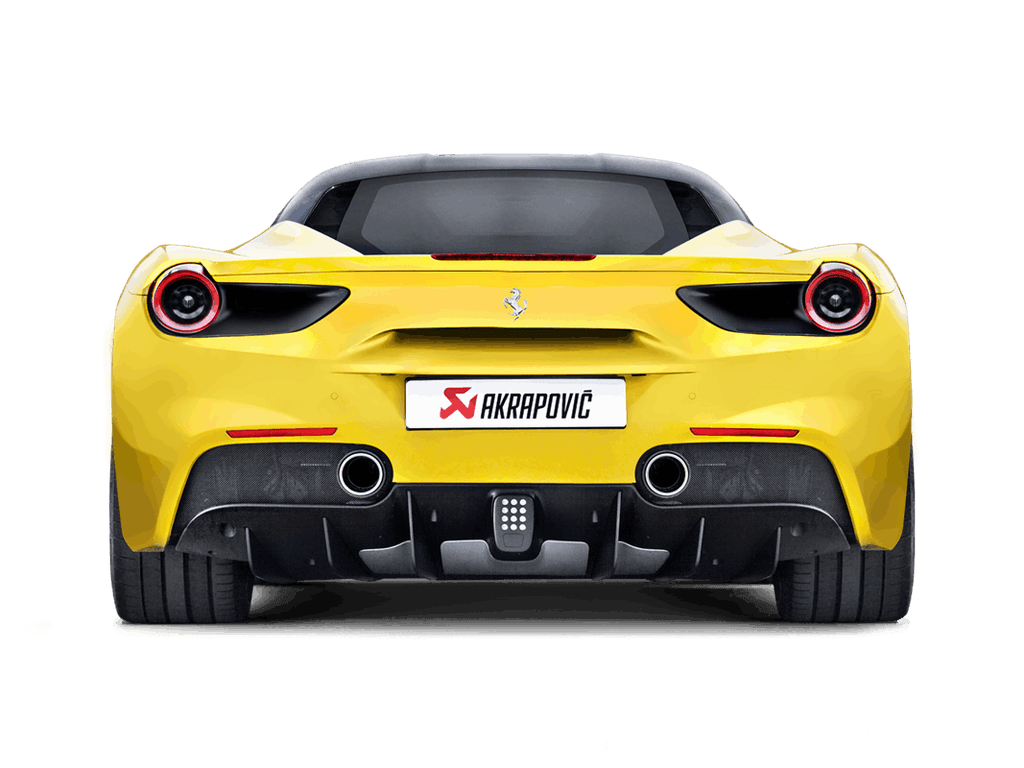 Ferrari 488 GTB/488 Spyder | Akrapovic | Slip-On Line (Titanium)