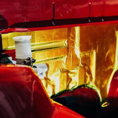 Funk Motorsport: Gold Heat Tape Reflective Adhesive sheets for insulation